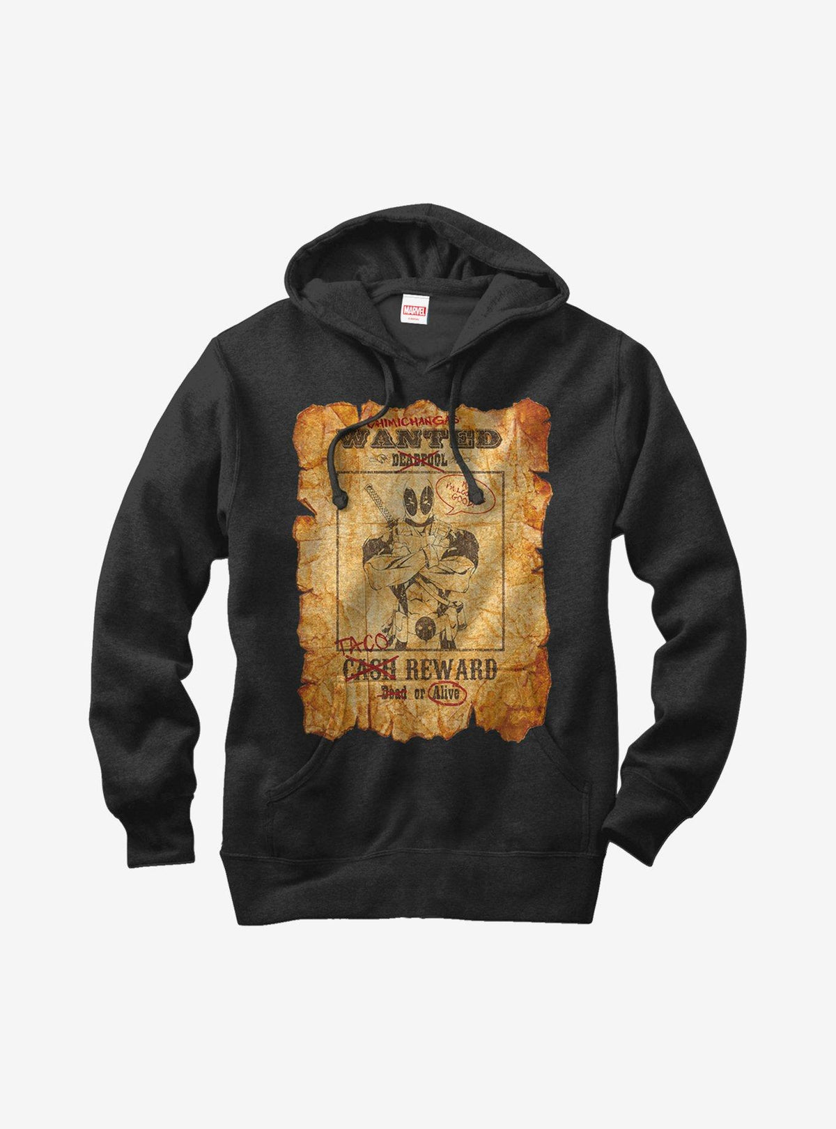 masked antihero Wanted Poster Hoodie