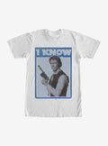 Star Wars Han Solo Quote I Know T-Shirt | Premium Unisex T-Shirt, Trending Graphic Tee