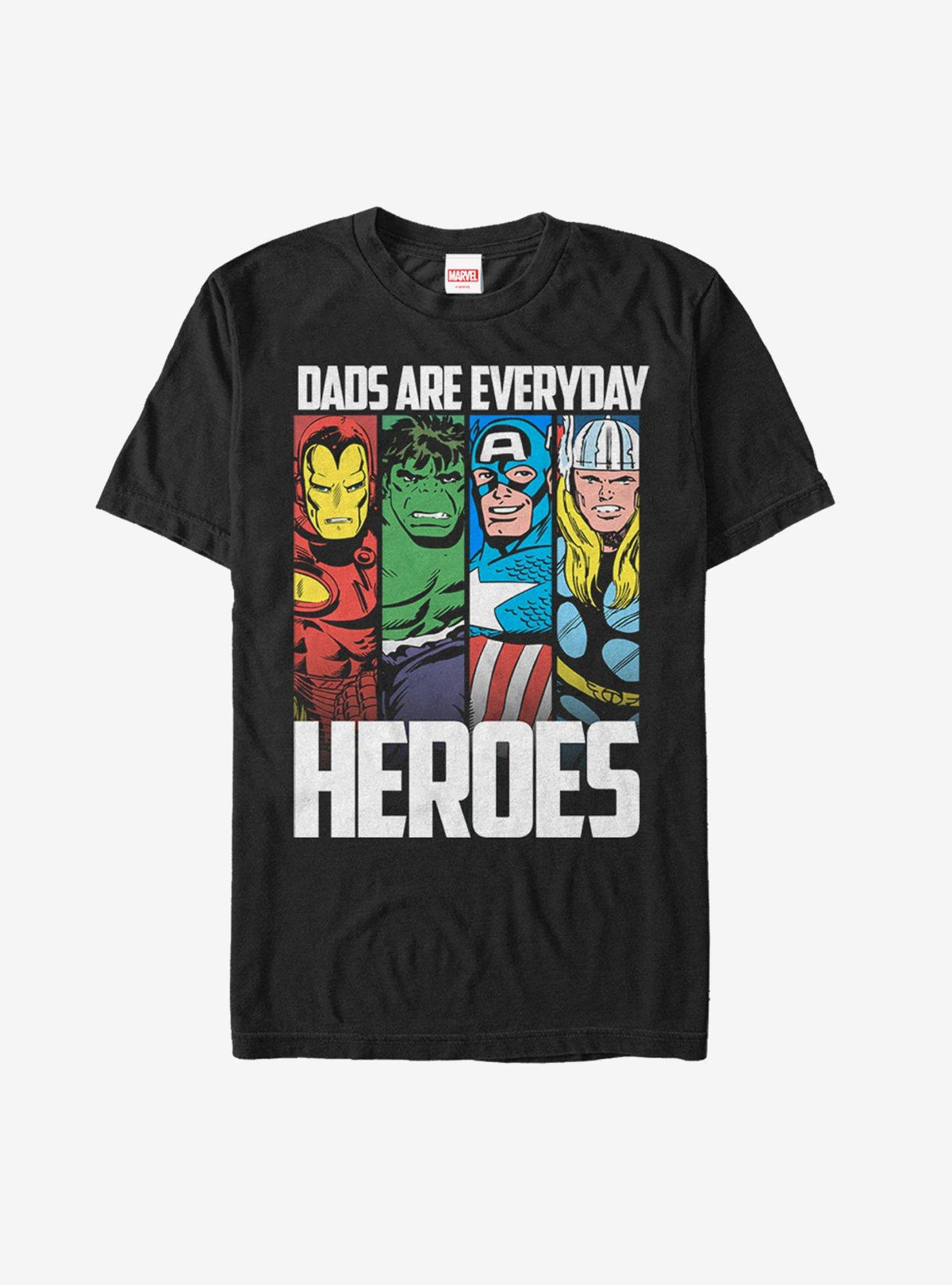 Marvel Father's Day Avengers Everyday Heroes T-Shirt | Premium Unisex T-Shirt, Trending Graphic Tee
