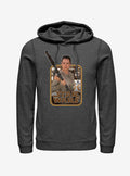 space adventure Retro Rey and BB-8 Hoodie