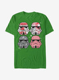 Star Wars Christmas Stormtrooper Helmets T-Shirt T-Shirt | Viral Style | Must-Have Style