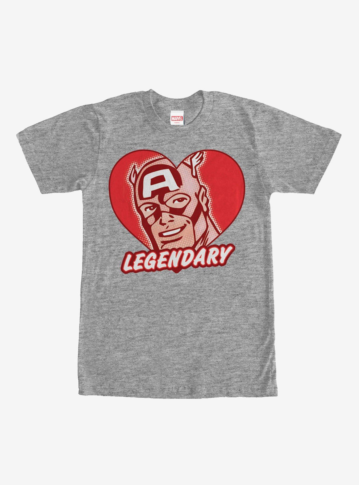 Marvel Captain America Legendary Heart T-Shirt | Premium Unisex T-Shirt, Trending Graphic Tee