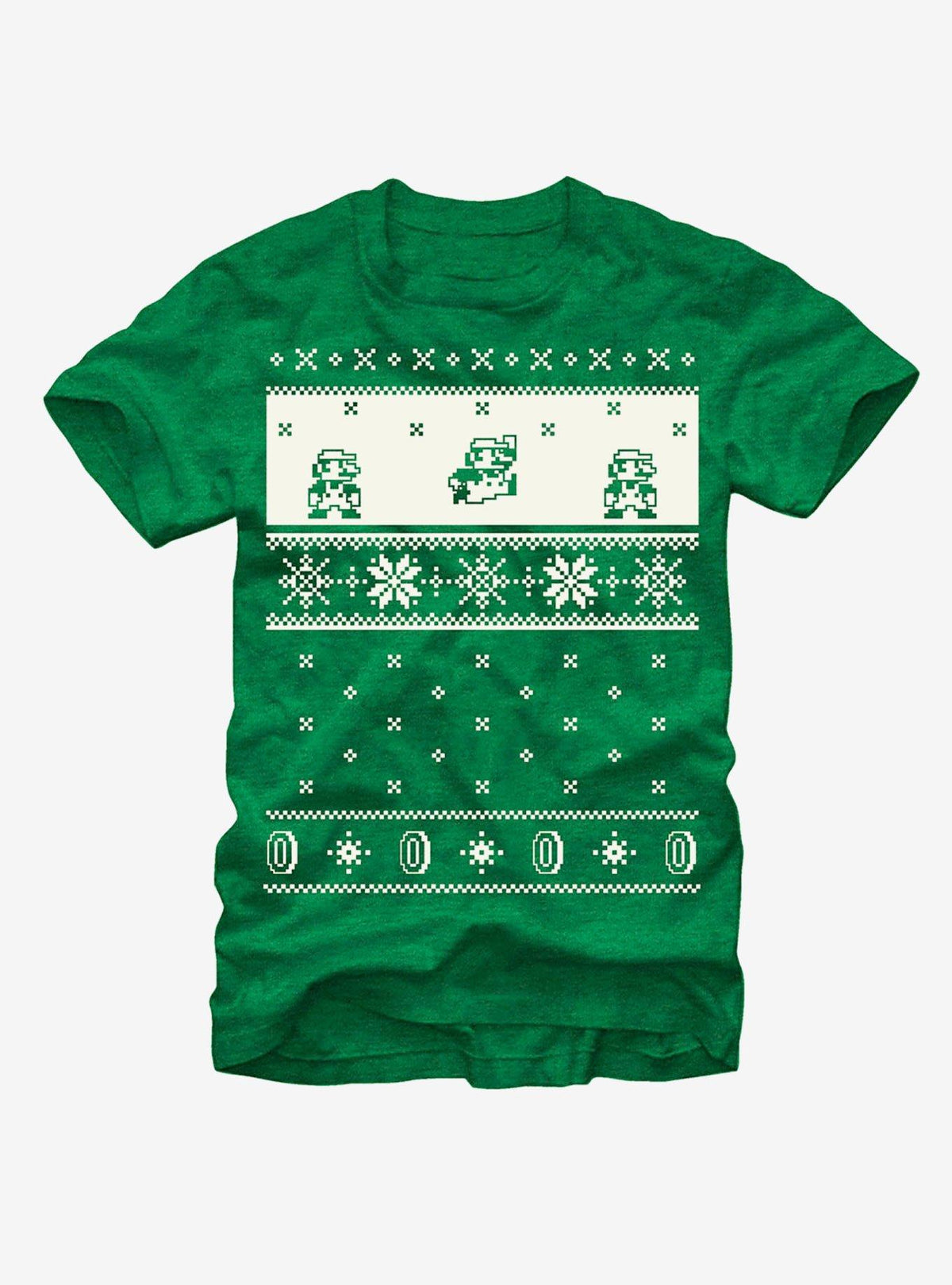 Nintendo Christmas Sweater Mario TShirt T-Shirt | Cute Festive Style | Perfect For Daily Wear