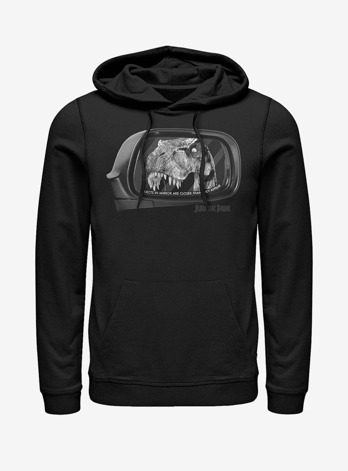 T. Rex in Rearview Mirror Hoodie