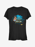 Disney Aladdin His Whole New World Jasmine Girls T-Shirt | Premium Unisex T-Shirt, Trending Graphic Tee
