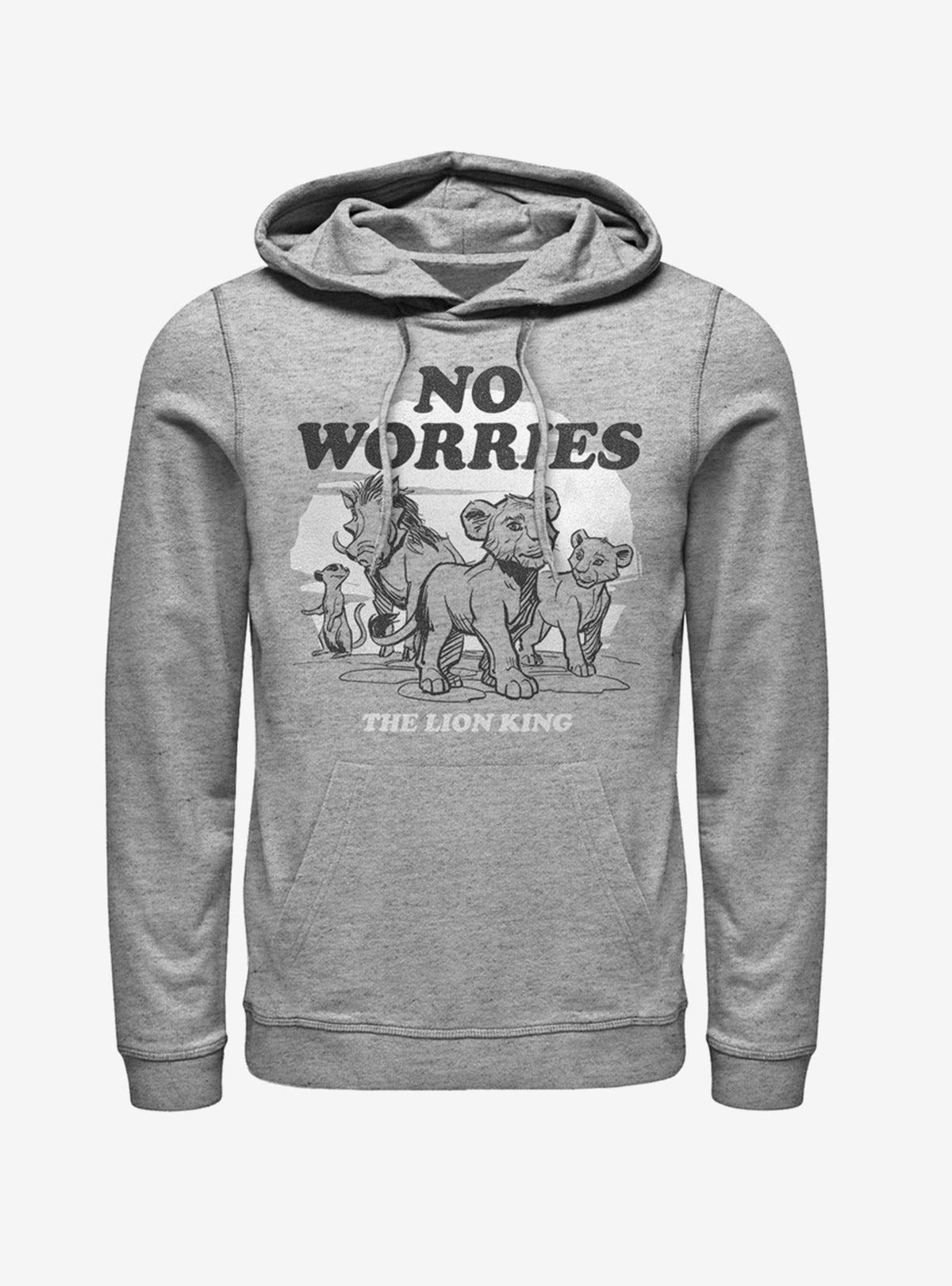 The Lion King 2019 No Worries Back Hoodie