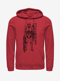 space adventure Episode IX Rise of Skywalker Red Trooper Project Red Hoodie