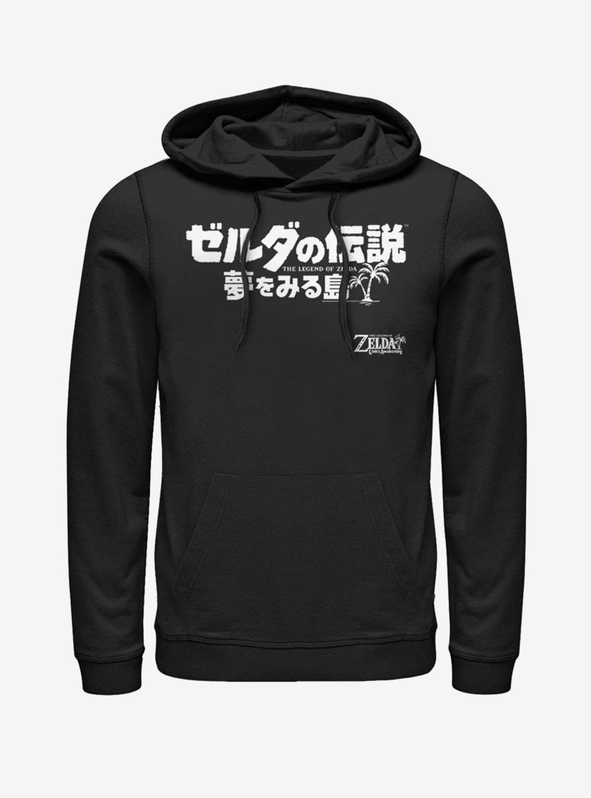 Nintendo The Legend of fantasy adventure Link's Awakening Japanese Logo Hoodie 2