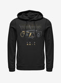 space adventure Jedi Fallen Order BD-1 Gold Hoodie