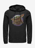 space adventure The Mandalorian The Child Purple Ball Hoodie