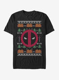 Marvel Deadpool Face Ugly Christmas TShirt T-Shirt | Top Trending Graphic | Great For Christmas Season
