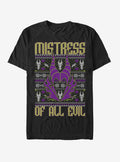 Disney Sleeping Beauty Maleficent Evil Christmas Sweater TShirt T-Shirt | Vintage Christmas Look | Top Pick For Gifting
