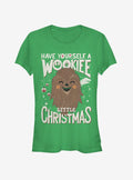 Star Wars Chewbacca Wookiee Little Christmas Girls T-Shirt T-Shirt | Trending Design | Great Gift Idea