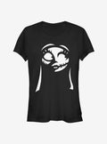Disney The Nightmare Before Christmas Sally Shadow Outline Classic Girls TShirt T-Shirt | High-Quality Print | Trending Festive Apparel