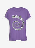 Disney The Nightmare Before Christmas Jack Skellington Spiral Classic Girls T-Shirt T-Shirt | Viral Style | High Demand Item