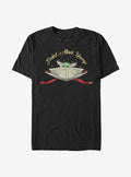 Star Wars The Mandalorian The Child Protect Attack Unwrap T-Shirt | Premium Unisex T-Shirt, Trending Graphic Tee