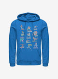 Avengers Character Chart Hoodie