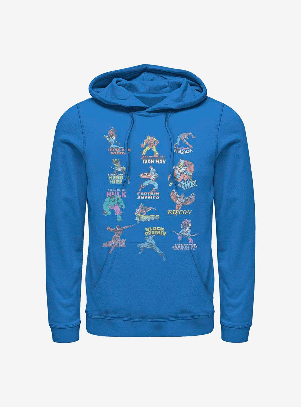 Avengers Character Chart Hoodie