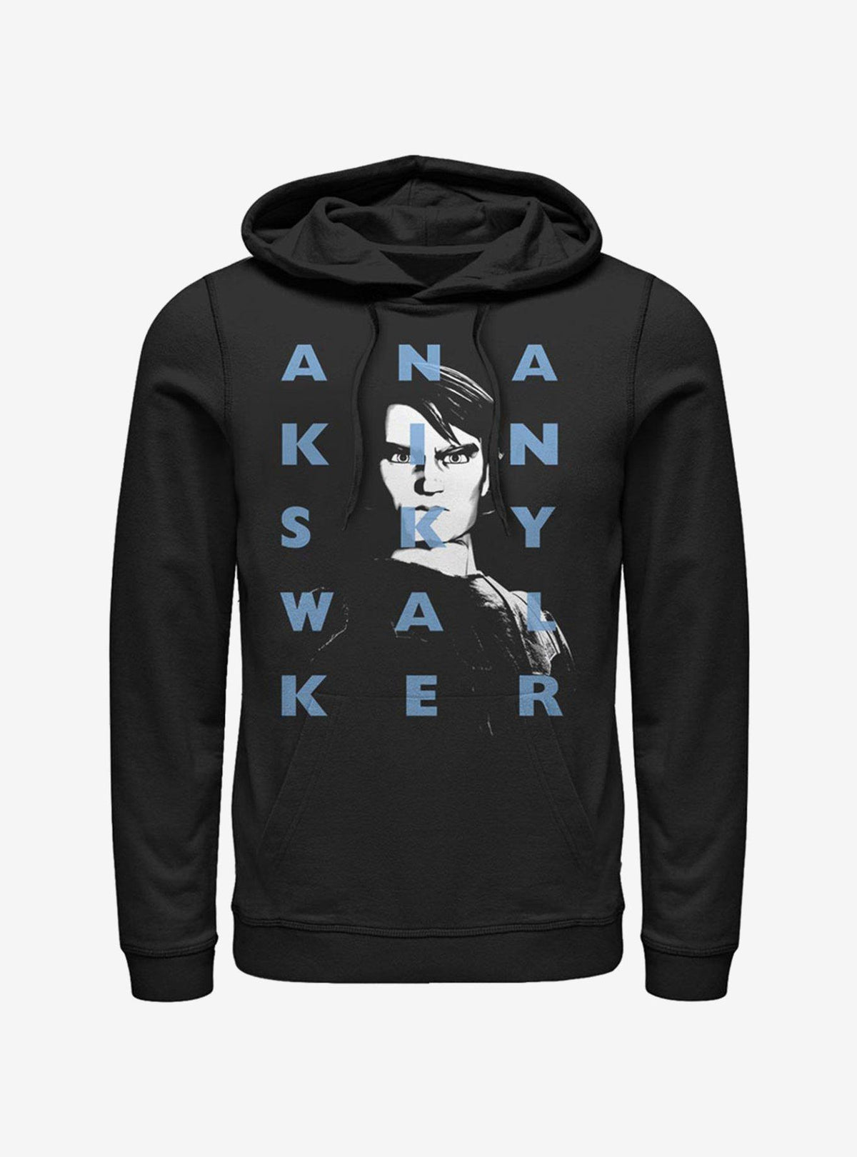 Star Wars The Clone Wars Anakin Text Hoodie