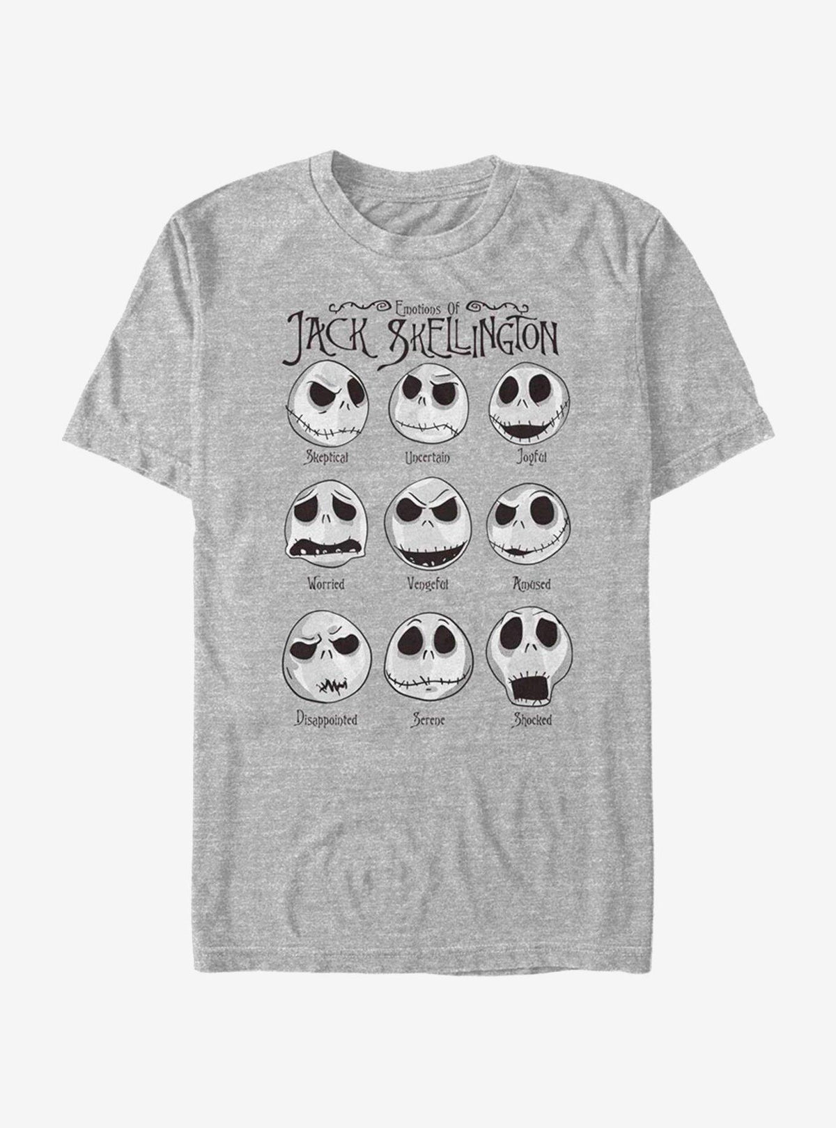 The Nightmare Before Christmas Jack Emotions TShirt T-Shirt | Premium Graphic | Perfect Holiday Gift
