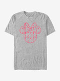 Disney Minnie Mouse Hearts Fill T-Shirt | Premium Unisex T-Shirt, Trending Graphic Tee