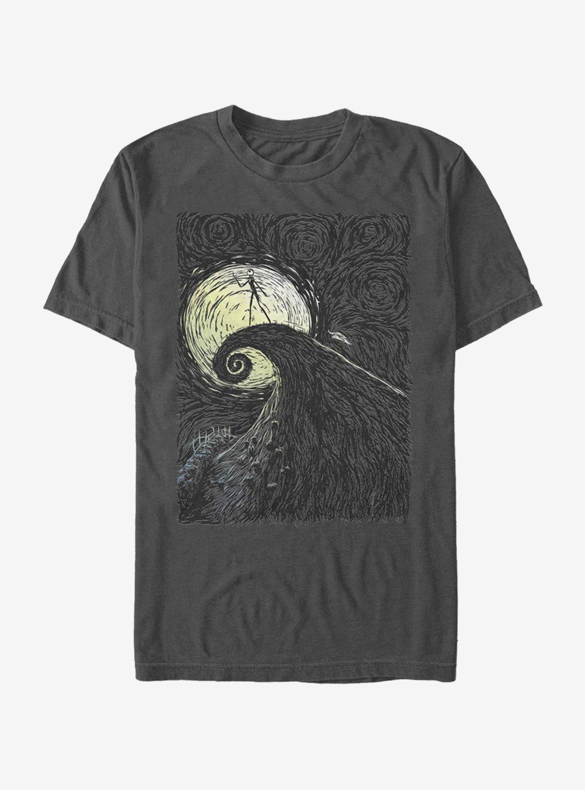 The Nightmare Before Christmas Spiral Hill T-Shirt T-Shirt | Aesthetic Graphic | Perfect For Daily Wear