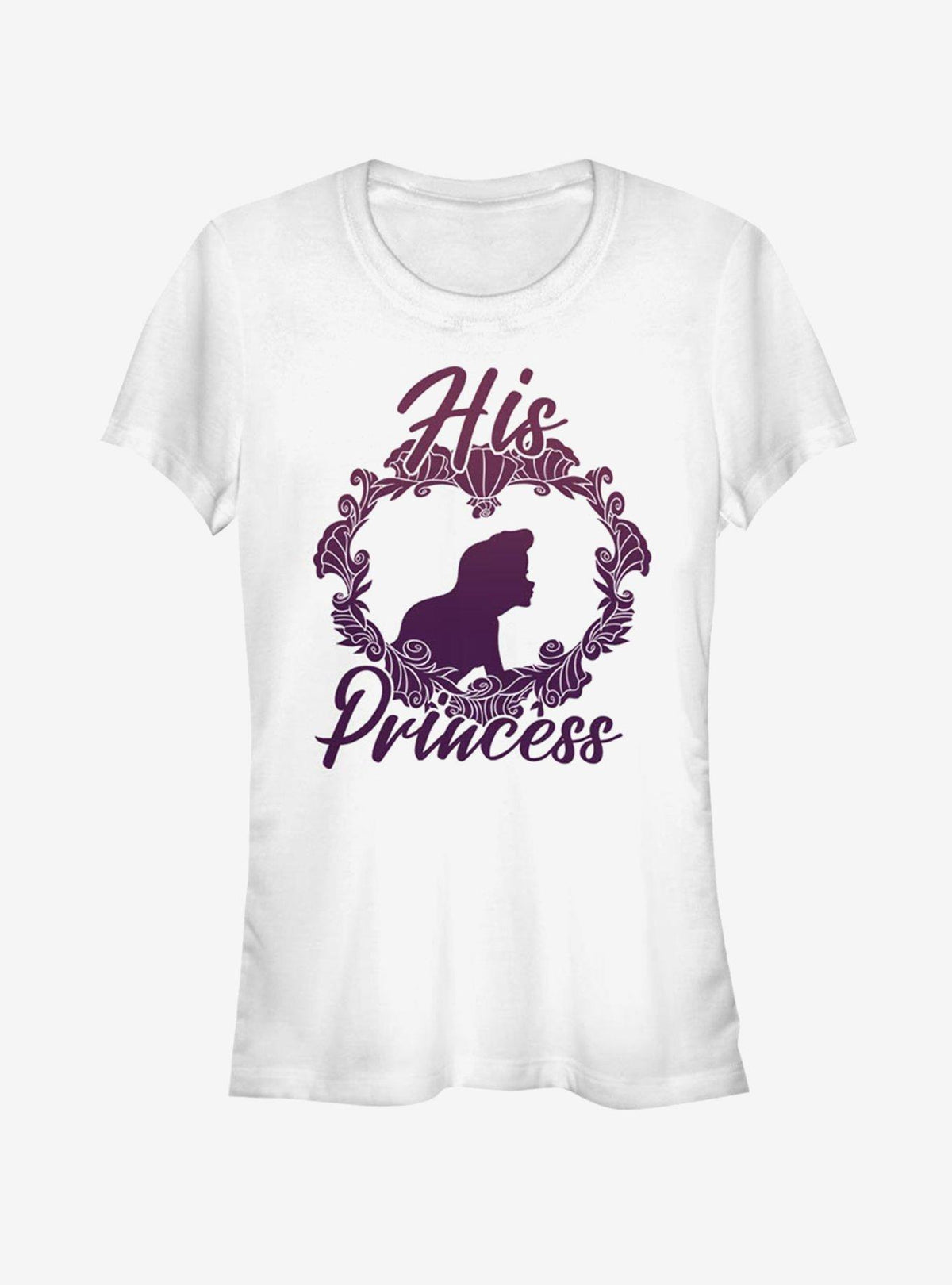 Disney The Little Mermaid His Princess Ariel Girls T-shirt | Trendy Graphic Tee
