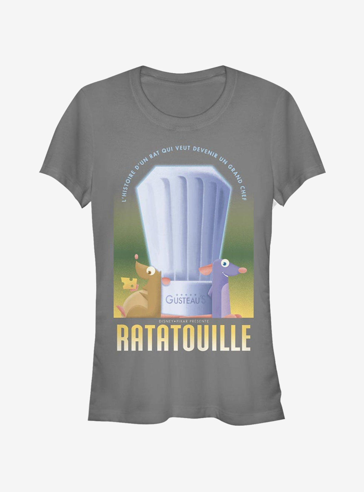 Disney Pixar Ratatouille Histoire Dun Rat Poster Girls T-shirt | Trendy Graphic Tee