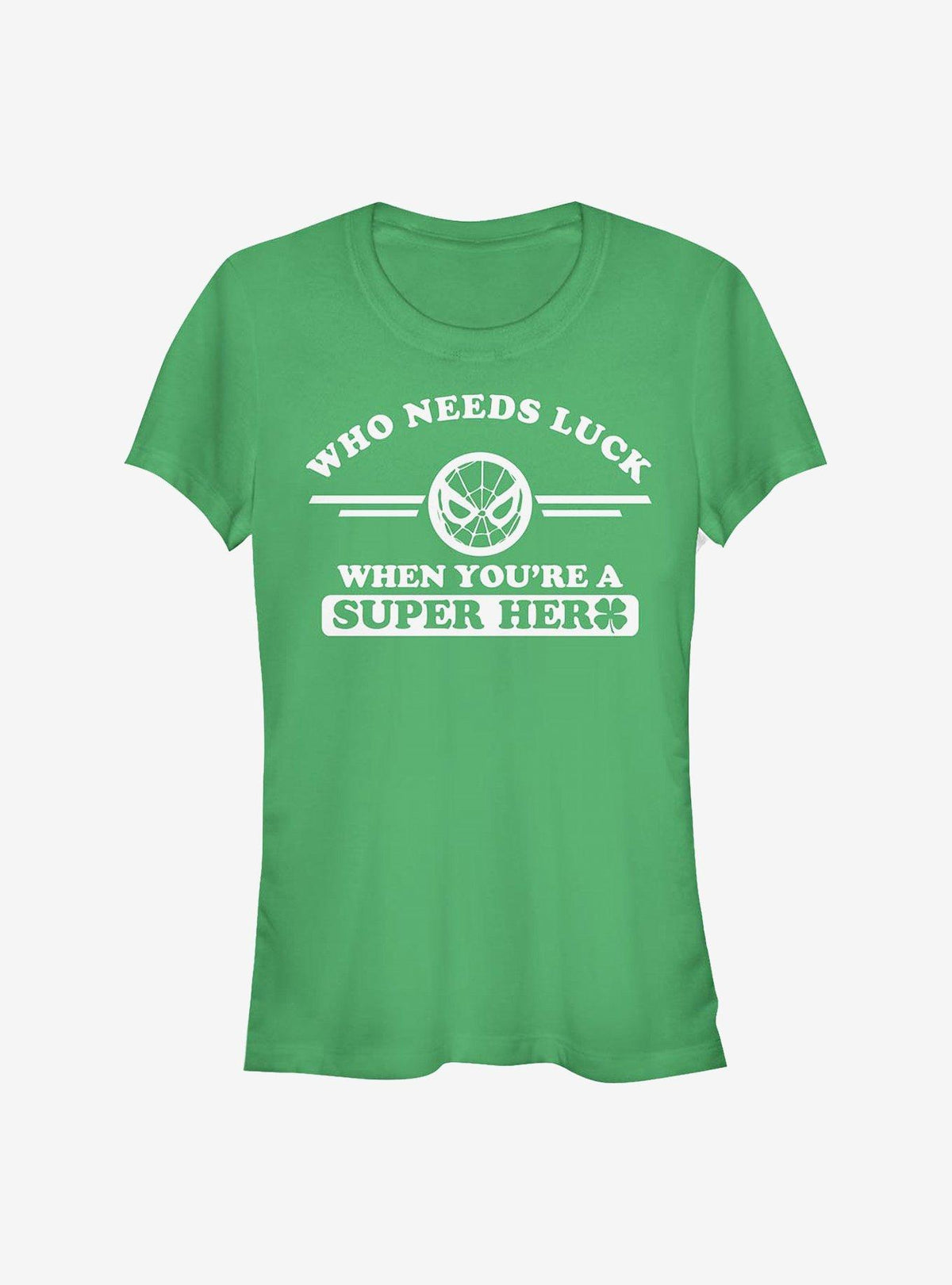 Marvel Spider-Man Spidey Clover Collegiate Girls T-Shirt | Premium Unisex T-Shirt, Trending Graphic Tee