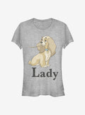 Disney Lady And The Tramp His Lady Girls T-shirt | Trendy Graphic Tee