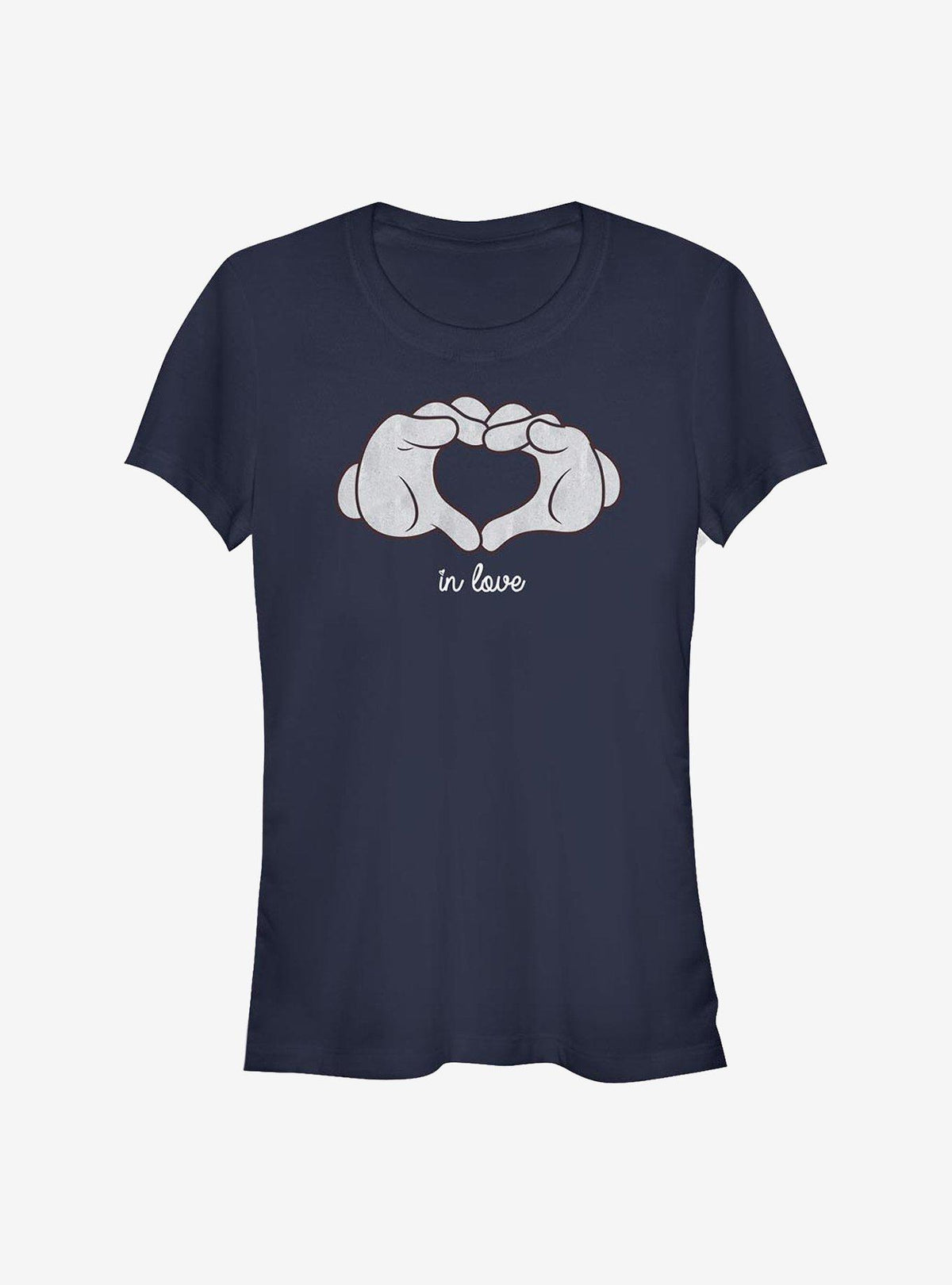 Disney Mickey Mouse Glove Heart Girls T-Shirt | Premium Unisex T-Shirt, Trending Graphic Tee