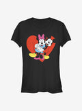 Disney Mickey Mouse Minnie Mouse Be Mine Girls T-Shirt | Premium Unisex T-Shirt, Trending Graphic Tee