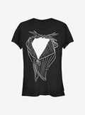 Disney The Nightmare Before Christmas Jack Costume Girls TShirt T-Shirt | Fan Favorite Artwork | Top Pick For Gifting