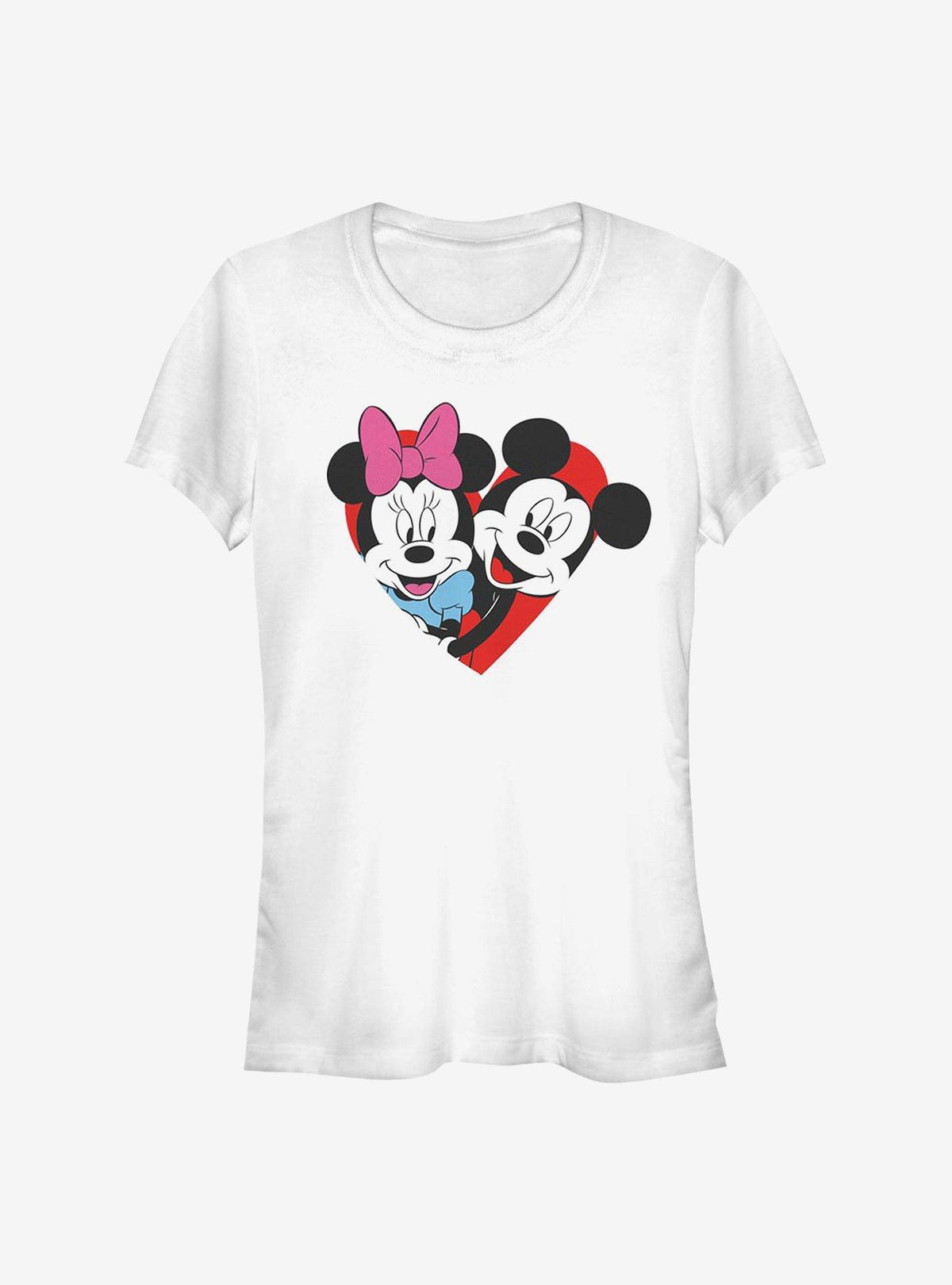 Disney Mickey Mouse Minnie Mouse Heart Girls T-Shirt | Premium Unisex T-Shirt, Trending Graphic Tee