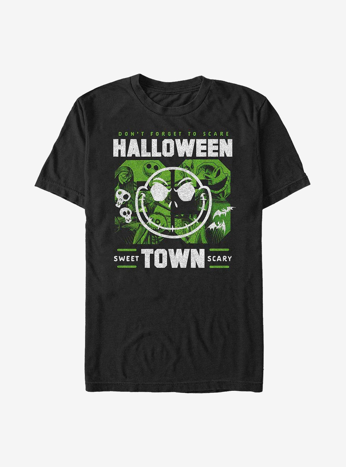 The Nightmare Before Christmas Halloweentown Collage T-Shirt T-Shirt | Exclusive Edition | Trending Now