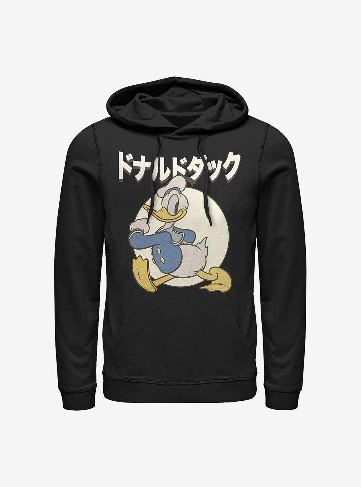 Donald Duck Japanese Text Hoodie