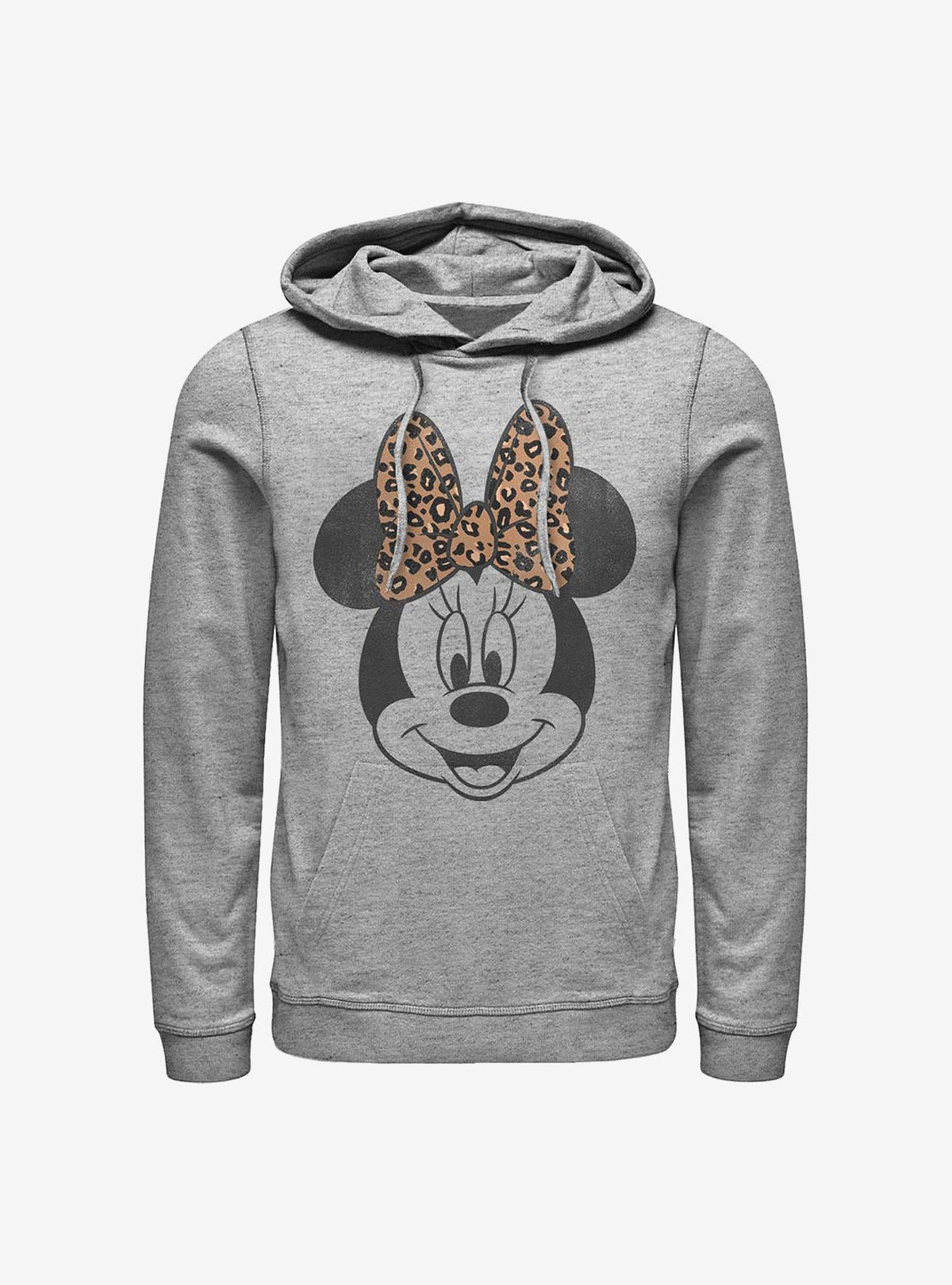 Minnie Mouse Modern Minnie Face Leopard Hoodie