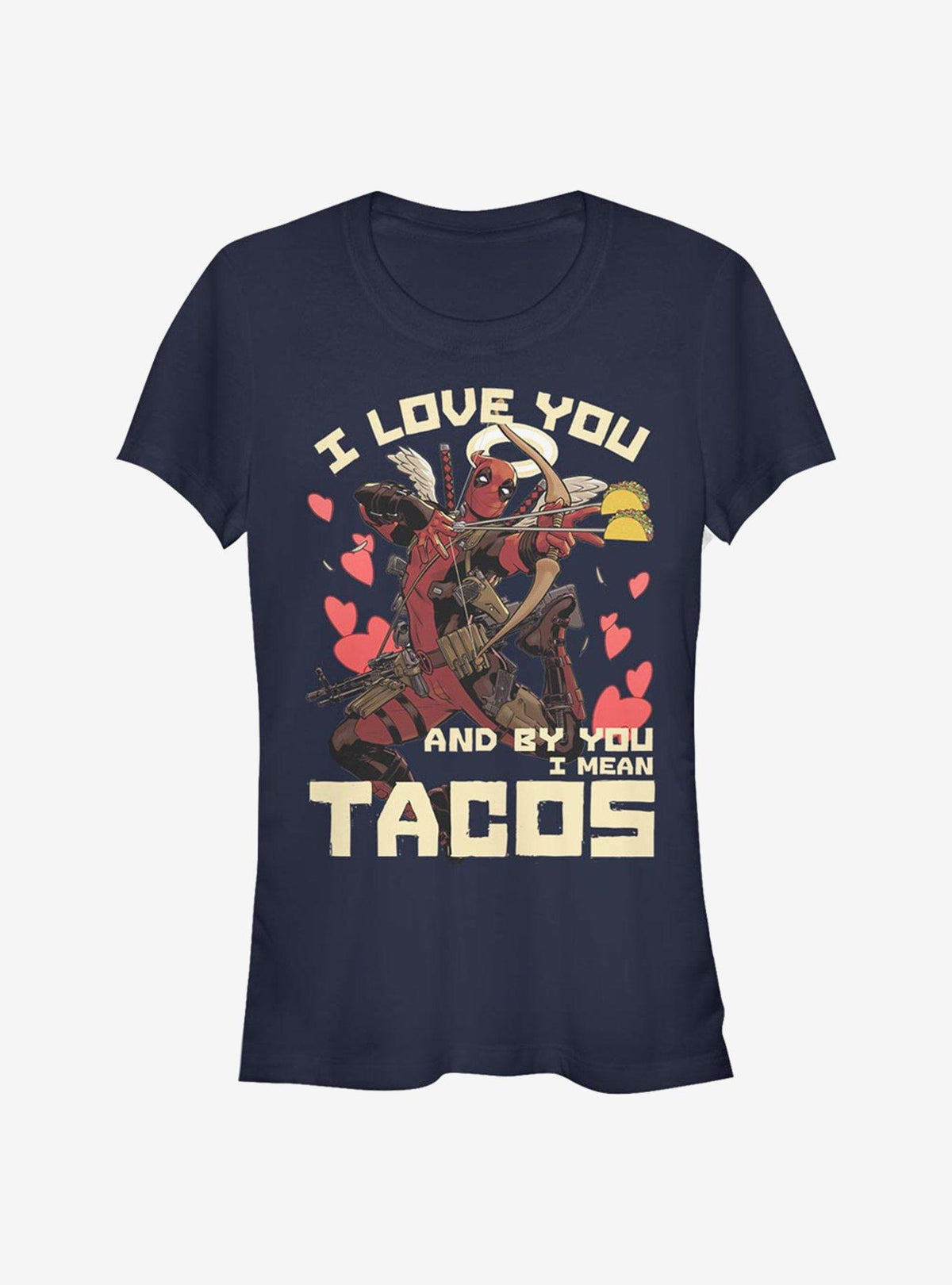 Marvel Deadpool Taco Love Girls T-Shirt | Premium Unisex T-Shirt, Trending Graphic Tee