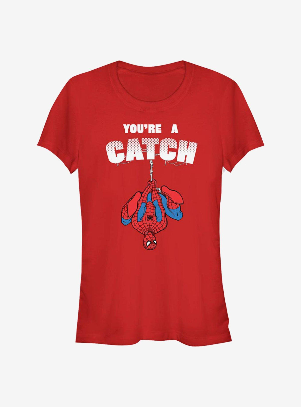 Marvel Spider-Man Catch Love Girls T-Shirt | Premium Unisex T-Shirt, Trending Graphic Tee