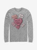 Star Wars Candy Hearts Long-Sleeve T-Shirt | Premium Unisex T-Shirt, Trending Graphic Tee