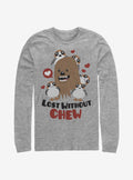 Star Wars Episode VIII The Last Jedi Chewbacca Porgs Lost Without Chew Long-Sleeve T-Shirt | Premium Unisex T-Shirt, Trending Graphic Tee