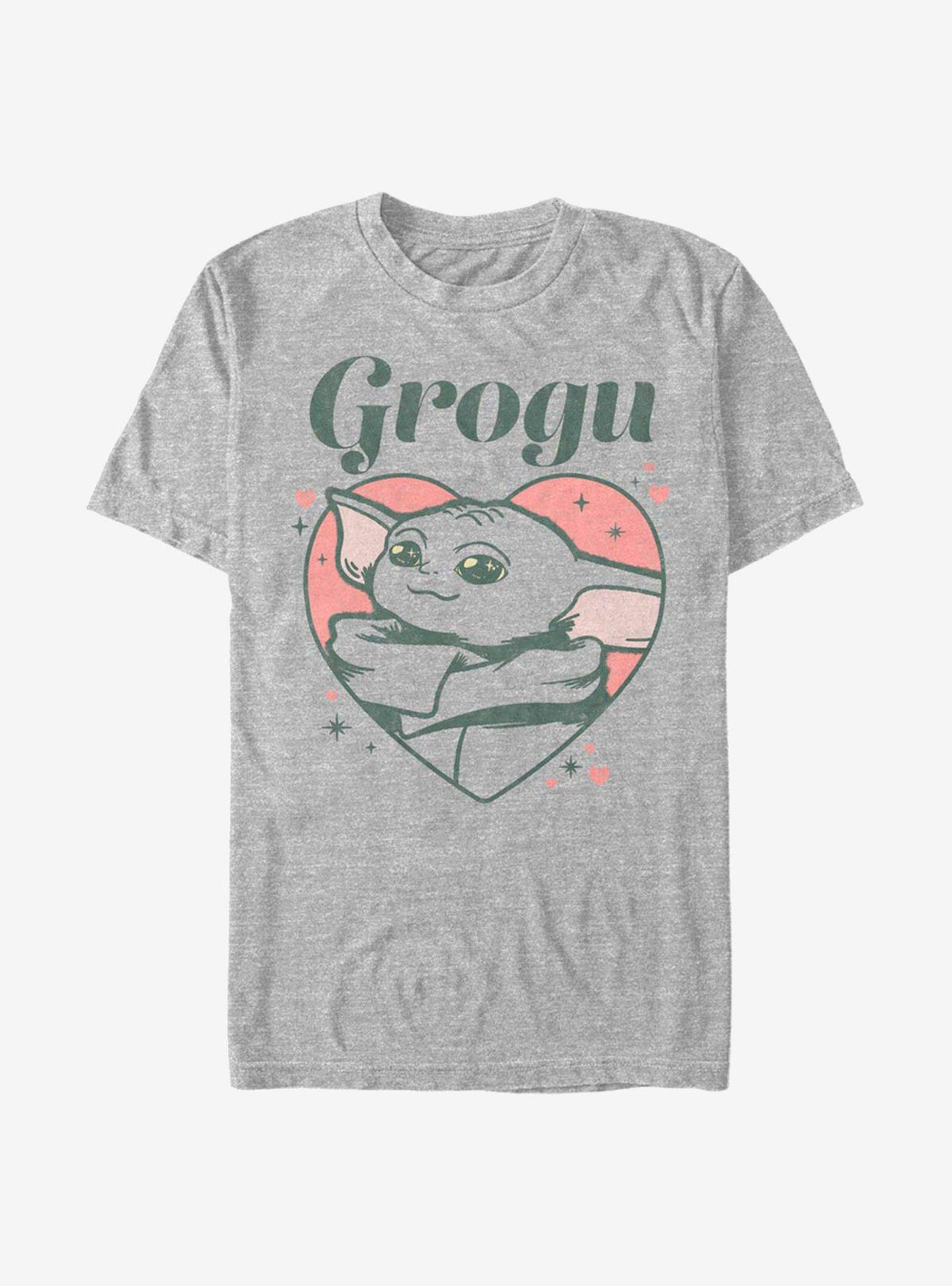 Star Wars The Mandalorian Grogu Heart T-Shirt | Premium Unisex T-Shirt, Trending Graphic Tee