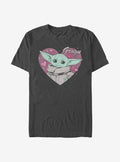 Star Wars The Mandalorian Grogu Valentine T-Shirt | Premium Unisex T-Shirt, Trending Graphic Tee