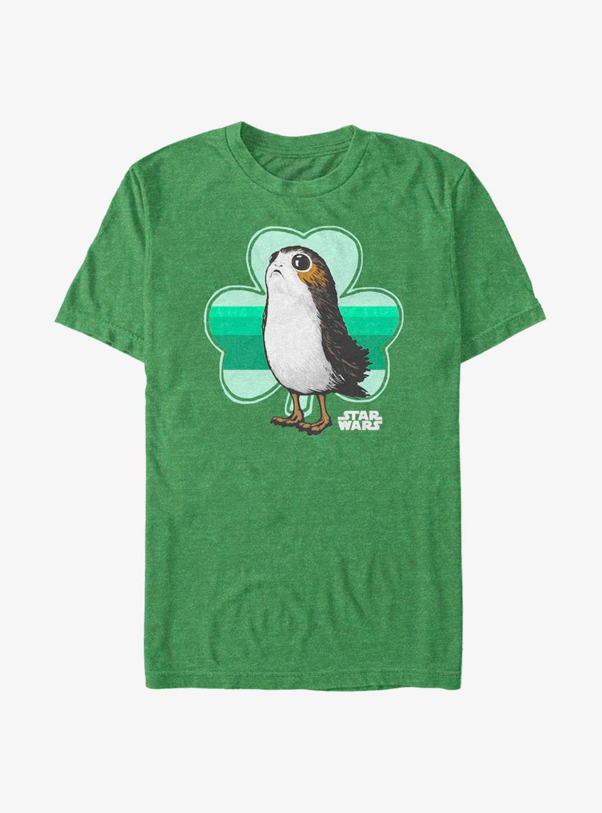 Star Wars Eipisode VIII The Last Jedi Porg Clover T-Shirt | Premium Unisex T-Shirt, Trending Graphic Tee
