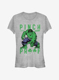 Marvel The Hulk Green Pinch Girls T-Shirt | Premium Unisex T-Shirt, Trending Graphic Tee
