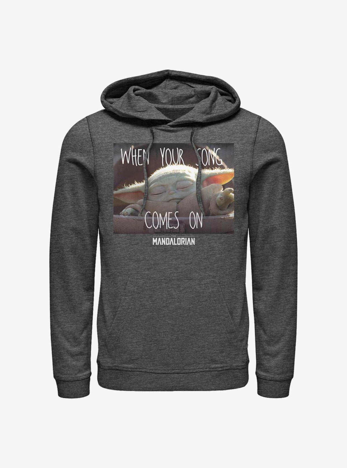space adventure The Mandalorian The Child Song Meme Hoodie