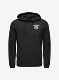 space adventure The Mandalorian The Child Bold Badge Hoodie