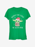 Star Wars The Mandalorian The Child Christmas Girls T-Shirt T-Shirt | Aesthetic Graphic | Perfect For Daily Wear