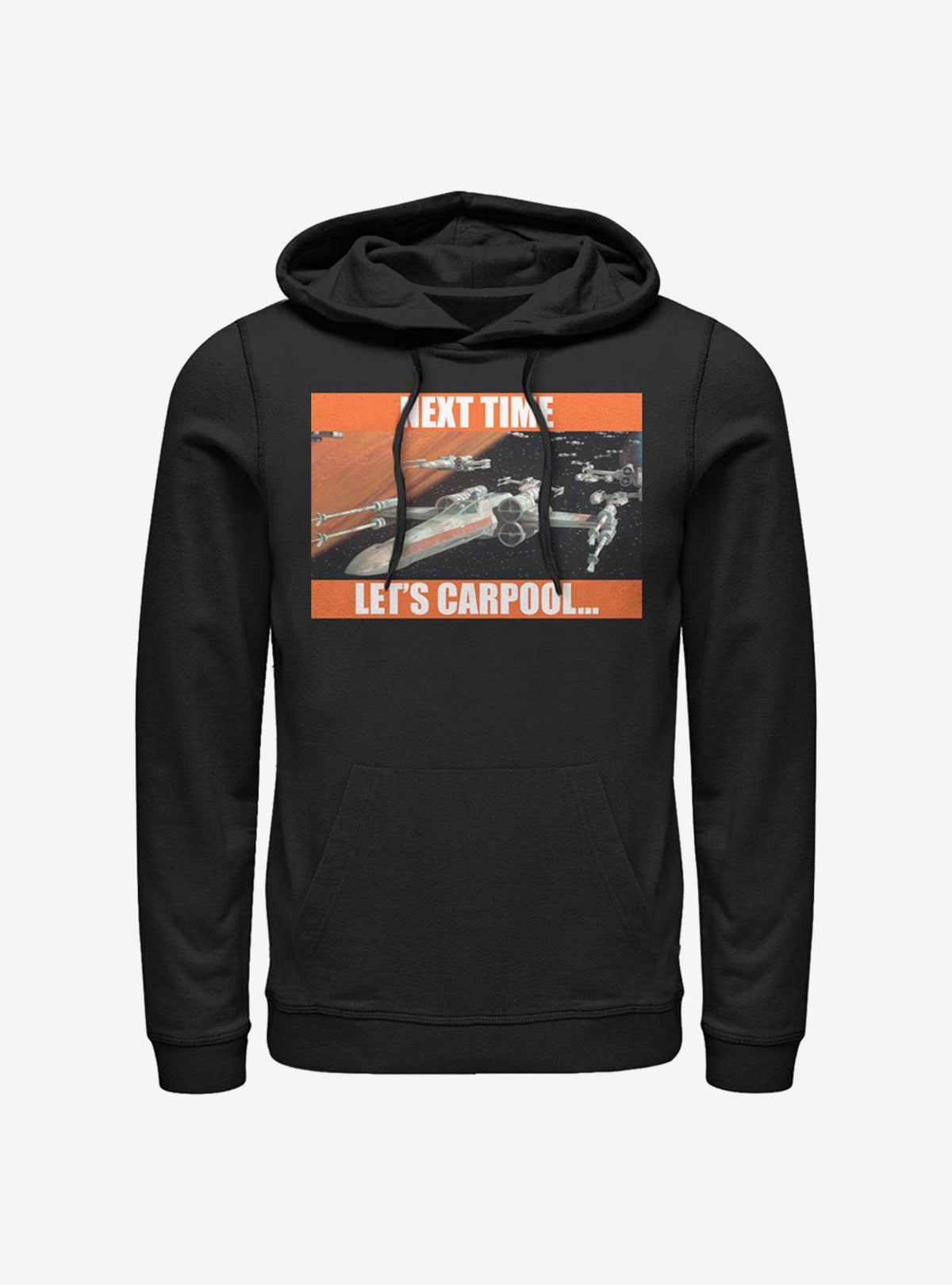 space adventure Next Time Let's Carpool Hoodie