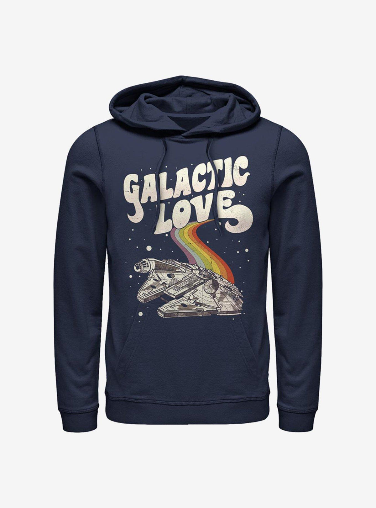 space adventure Galactic Love Falcon Hoodie